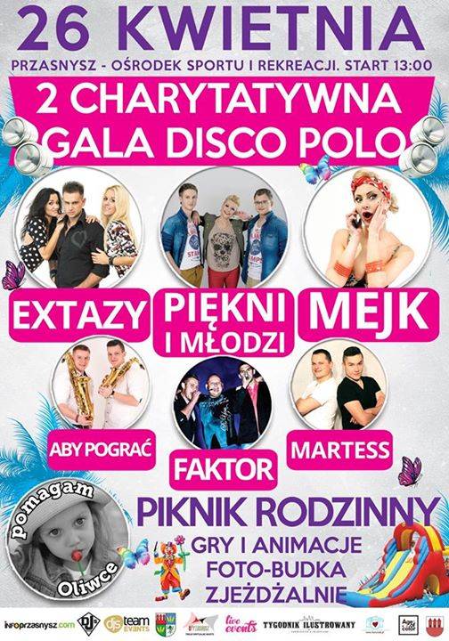 II CHARYTATYWNA GALA DISCO POLO już wkrótce !