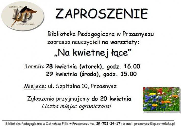 Warsztaty dla nauczycieli