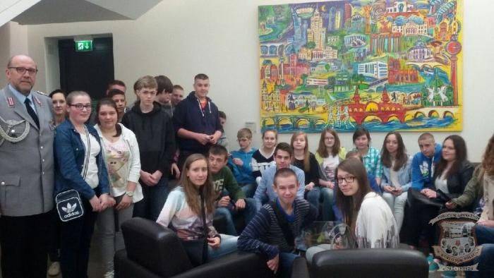 Wizyta uczniów Publicznego Gimnazjum w Przasnyszu w Ambasadzie Niemiec.