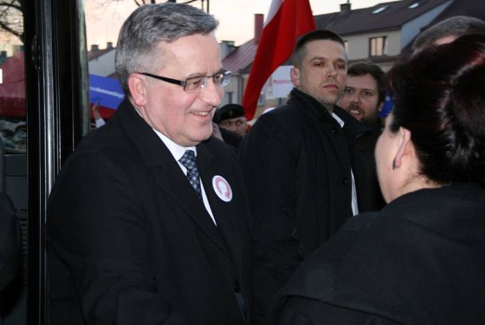 Prezydent Komorowski w Przasnyszu (ZDJĘCIA)