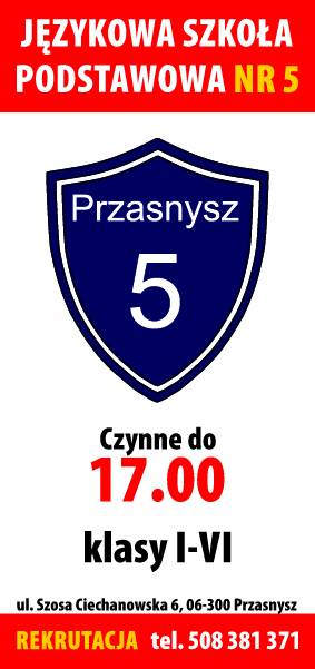 Nabór do Językowej Szkoły Podstawowej w Przasnyszu