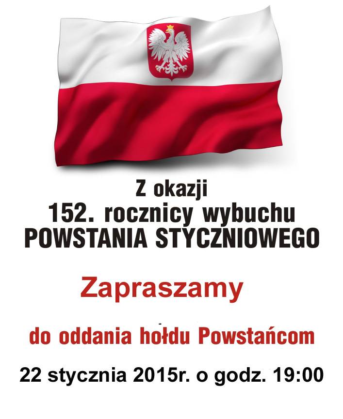 152. rocznica wybuchu Powstania Styczniowego