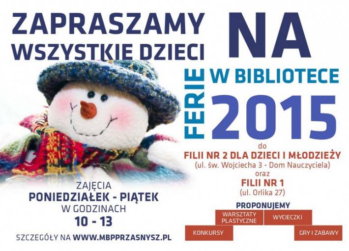 Ferie w Bibliotece 2015