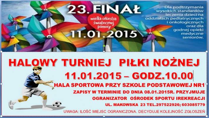 Halowy Turniej Piłki Nożnej 