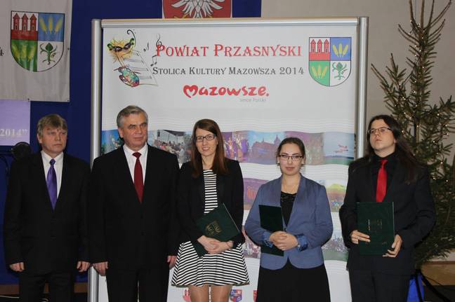 STYPENDIA STAROSTY PRZASNYSKIEGO WRĘCZONE