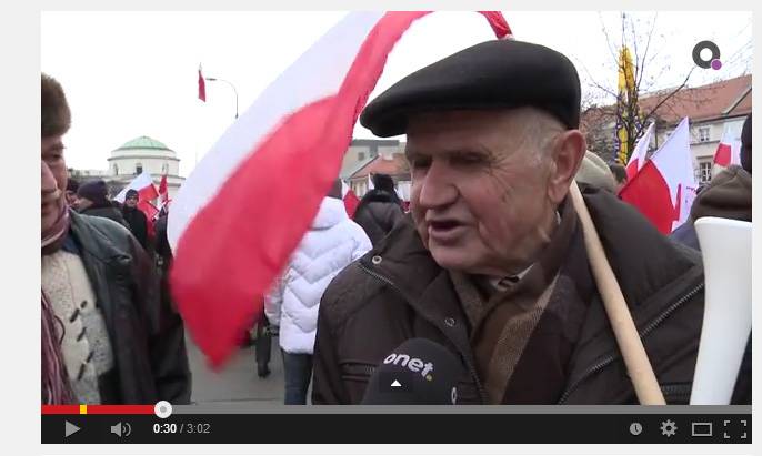 Uczestnik Marszu z 13 grudnia o współczesnej Polsce