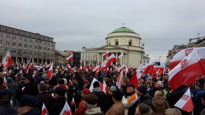 Przasnysz też był obecny na Marszu PiS 13 grudnia