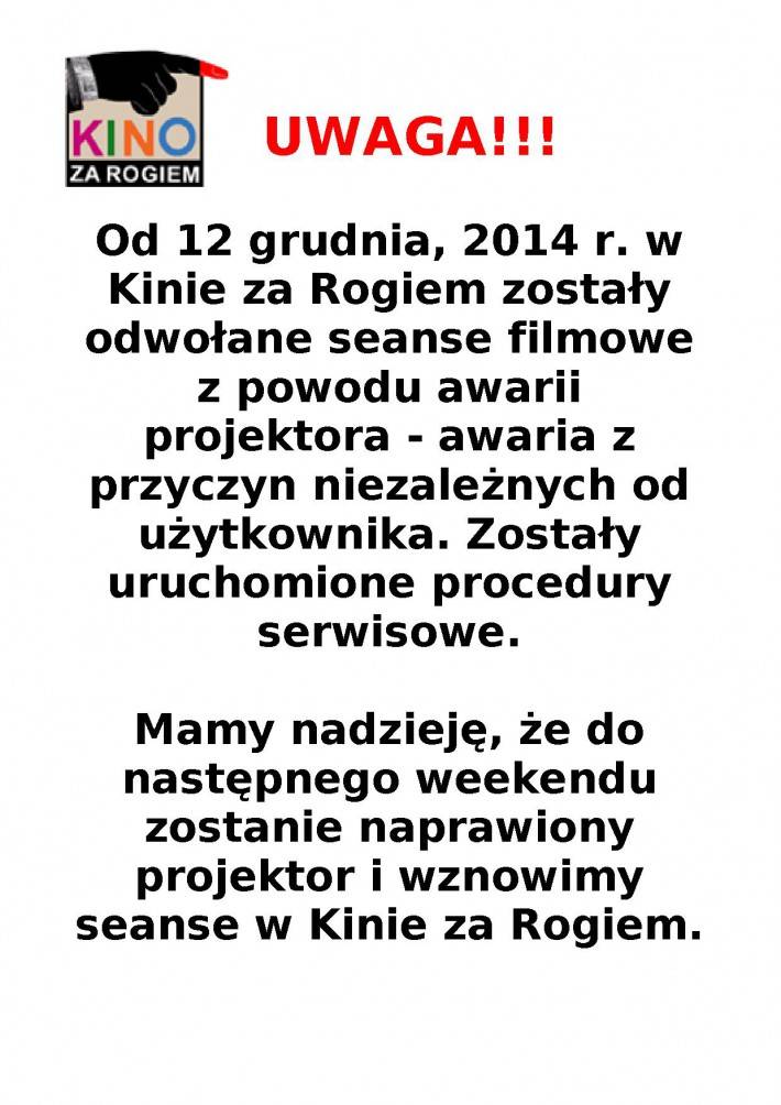 Awaria w Kinie za Rogiem