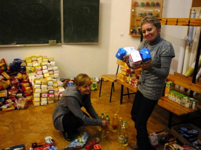 Znów zbierali żywność dla potrzebujących