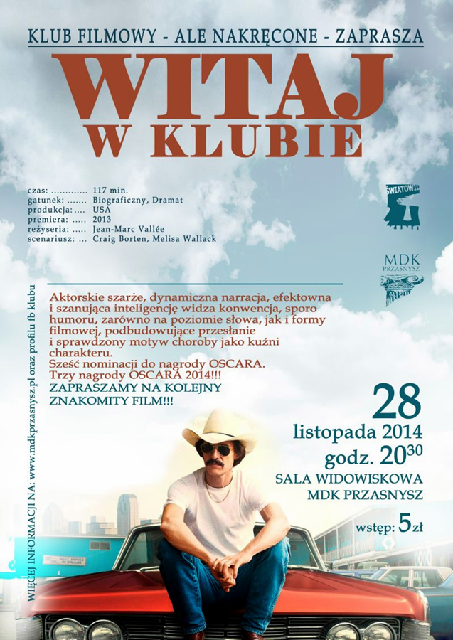 Klub Filmowy zaprasza