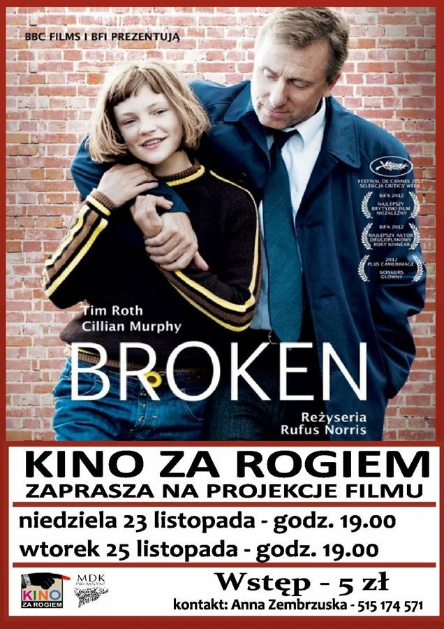 Najbliższe projekcje w KINIE ZA ROGIEM