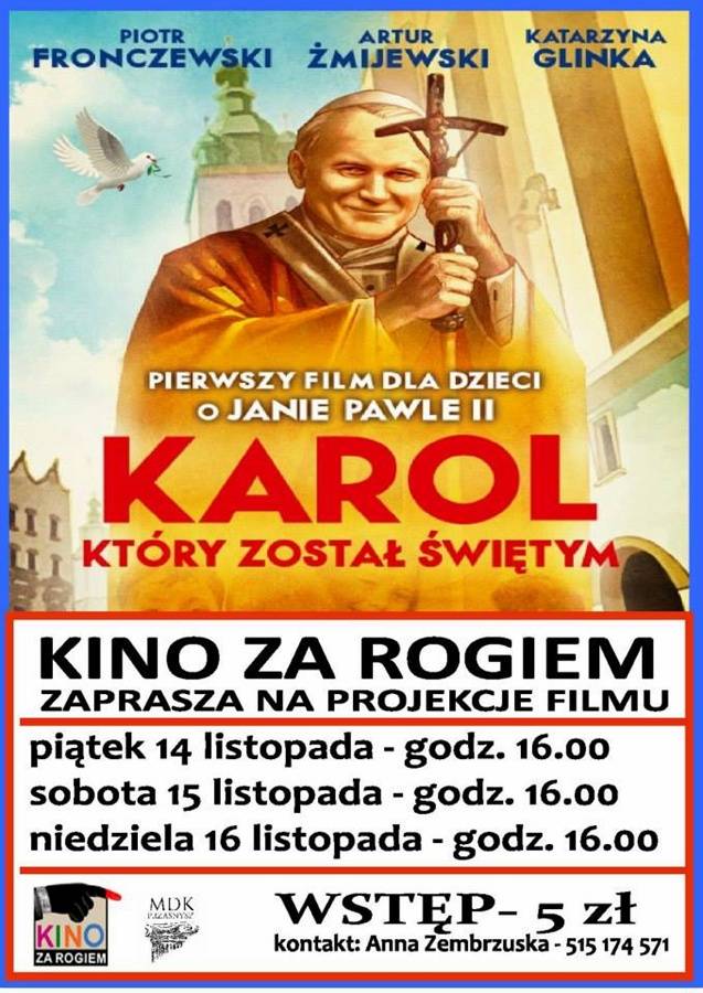 Najbliższy weekend w KINIE ZA ROGIEM