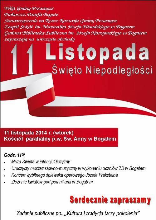 Bogate: Święto Niepodległości 
