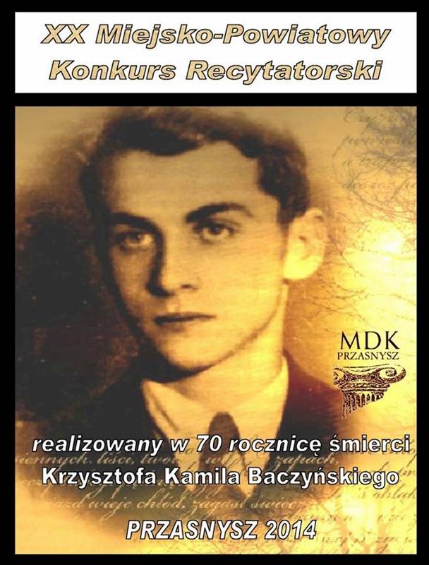 XX Miejsko-Powiatowy Konkurs recytatorski (Regulamin)