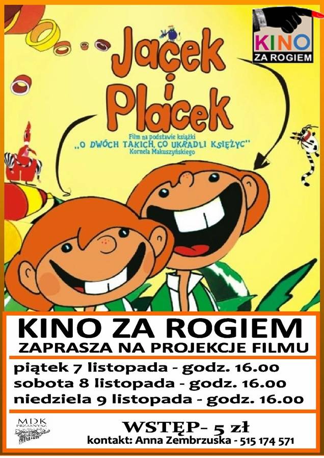 Najbliższy weekend w KINIE ZA ROGIEM