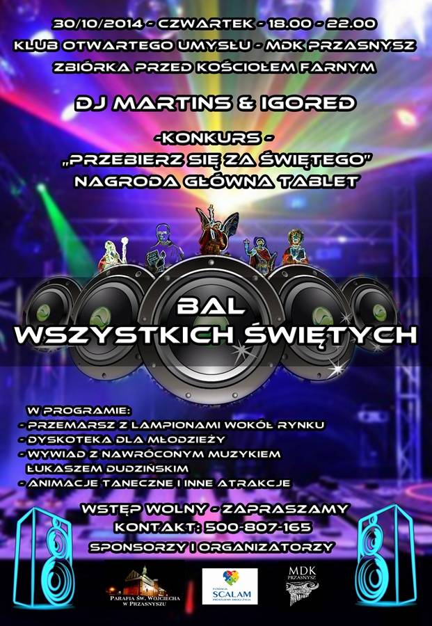 Zapraszamy na Bal Wszystkich Świętych