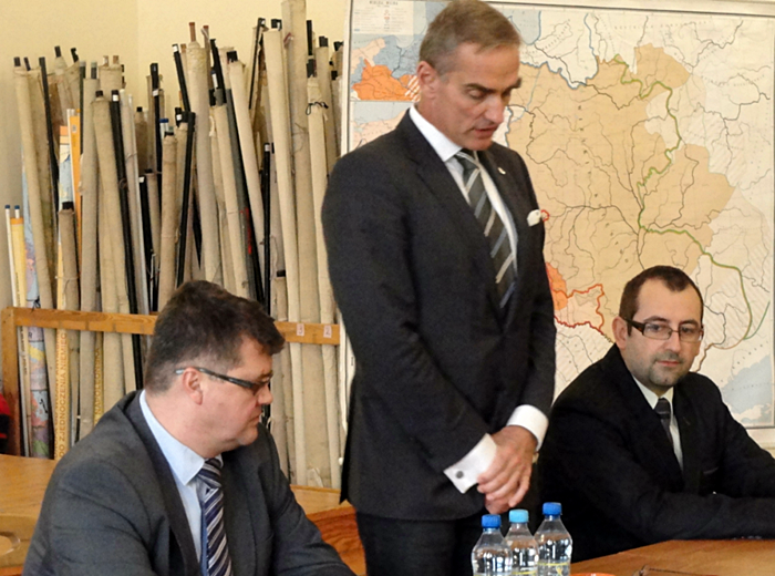 Spotkanie senatora Jackowskiego z mieszkańcami Przasnysza