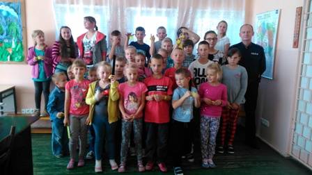 Spotkanie z policjantem w Romanach-Seborach