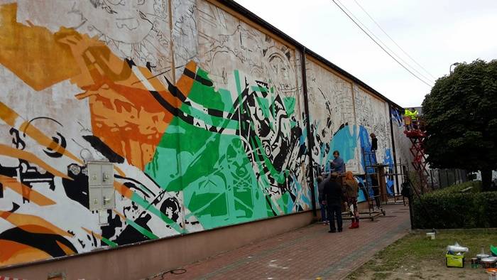 Mural w Przasnyszu (ZDJĘCIA)