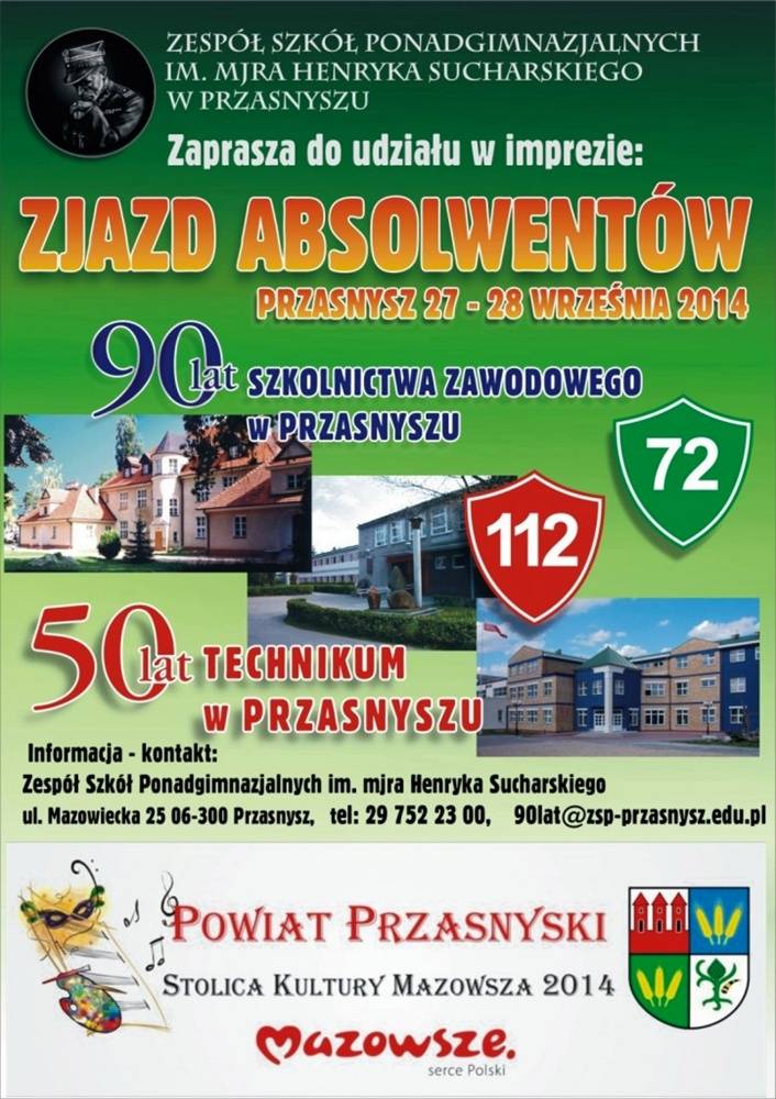 ZJAZD ABSOLWENTÓW ZSP W PRZASNYSZU