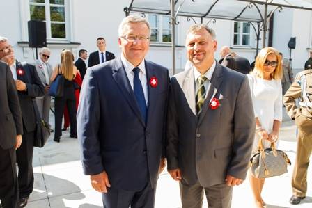 Wójt Krzynowłogi Małej u Prezydenta RP