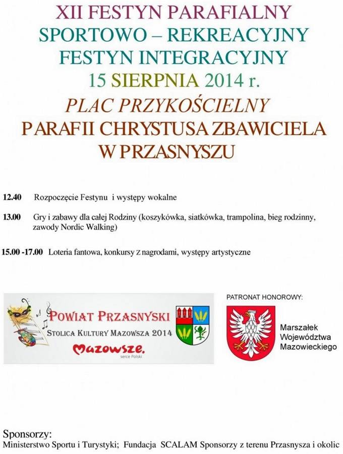 XII FESTYN PARAFIALNY