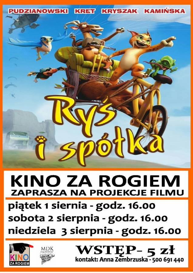 Najbliższy weekend w KINIE ZA ROGIEM