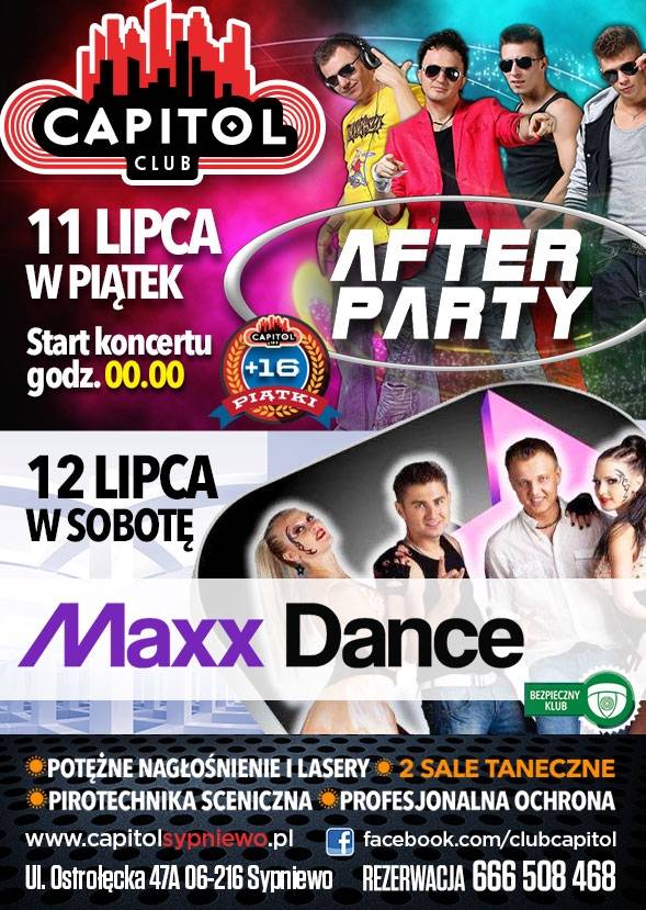 Koncertowy weekend w Clubie Capitol