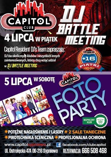 Weekend w Clubie Capitol przyniesie niezapomniane wrażenia