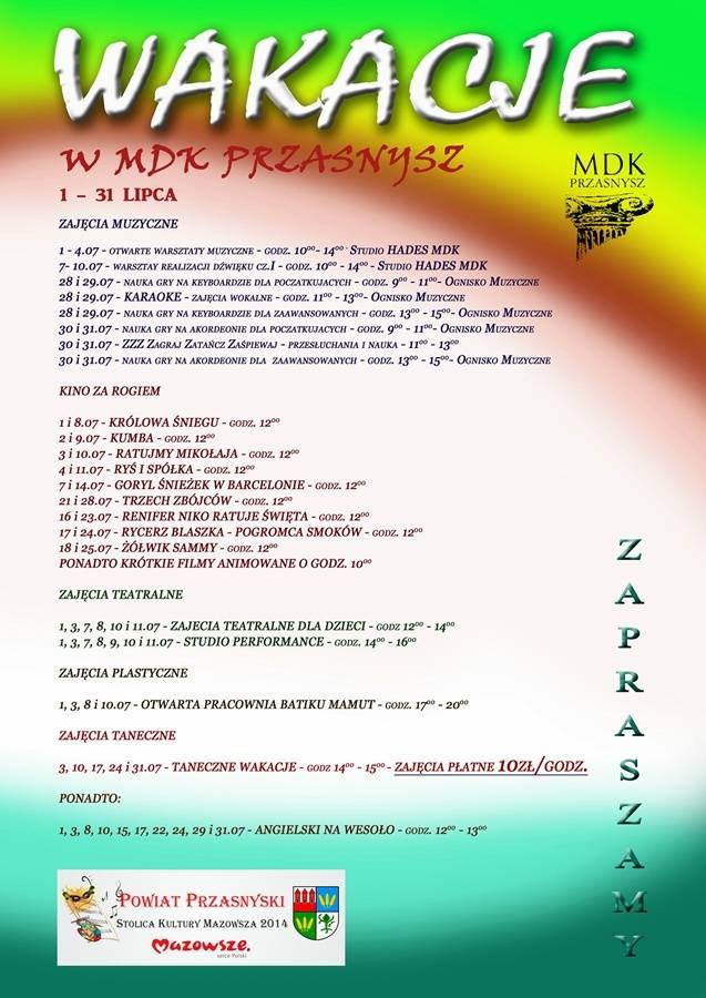 Wakacje w MDKu