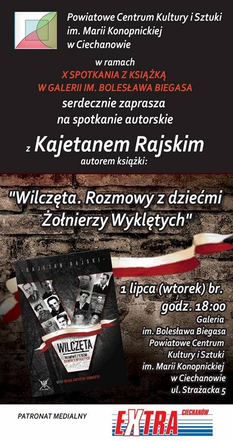 Spotkanie z Kajetanem Rajskim w Ciechanowie