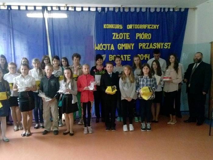 Konkurs ortograficzny o „Złote Pióro Wójta Gminy Przasnysz” 