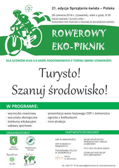 Jednorożec: ROWEROWY EKO-PIKNIK