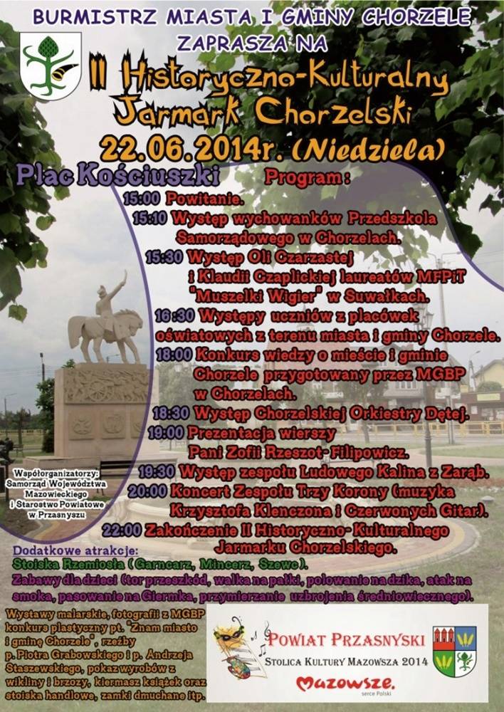 II HISTORYCZNO-KULTURALNY JARMARK CHORZELSKI