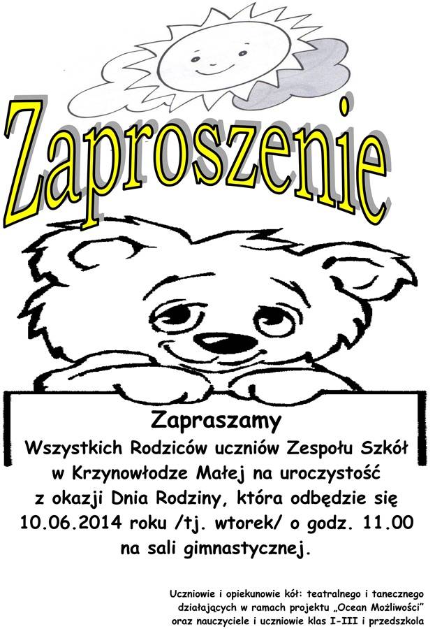 Dzień Rodziny w Krzynowłodze Małej