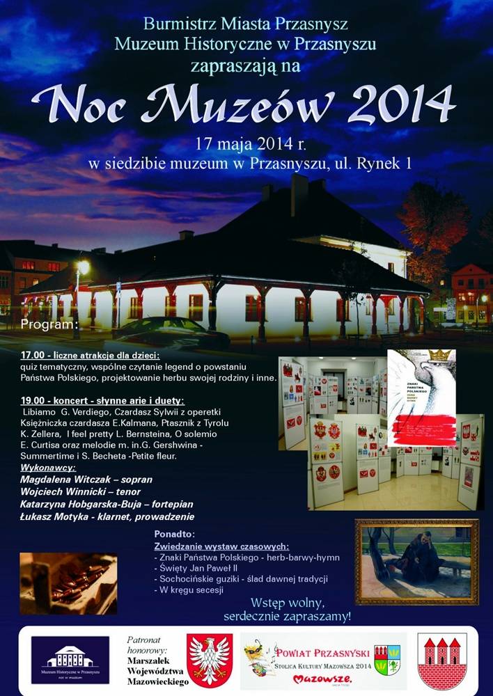 NOC MUZEÓW 2014 W PRZASNYSZU