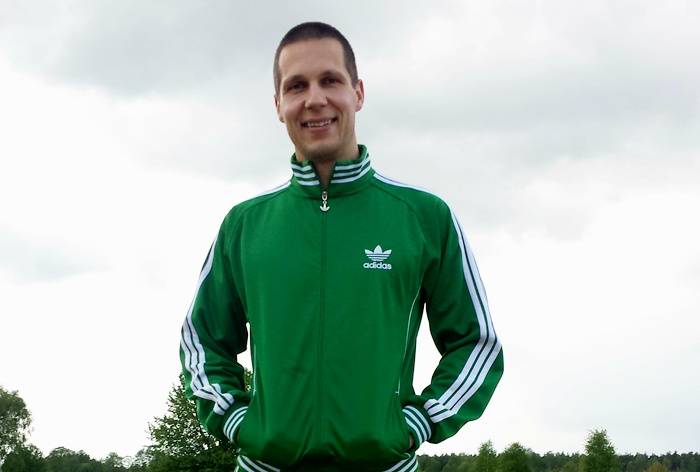 Michał Jaszczur w II edycji biegu Park Run Żoliborz 