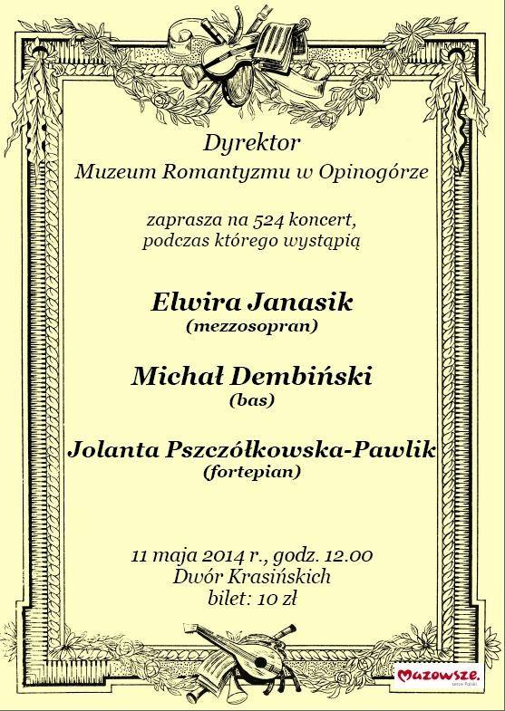 Koncert w Muzeum Romantyzmu 