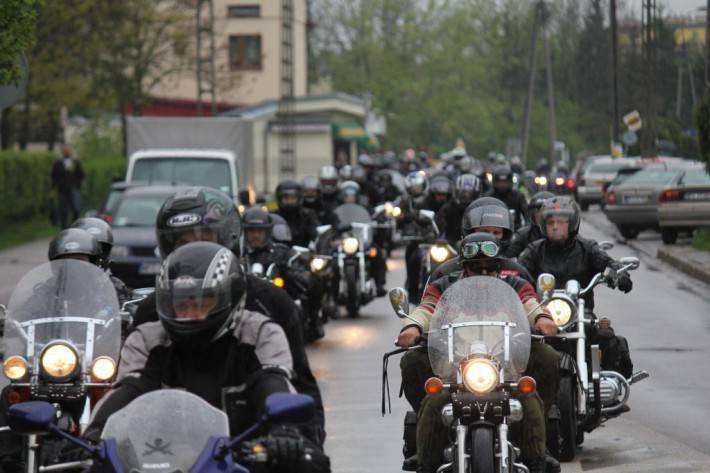 Zlot motocyklowy w gminie Przasnysz