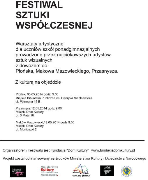 FESTIWAL SZTUKI WSPÓŁCZESNEJ 