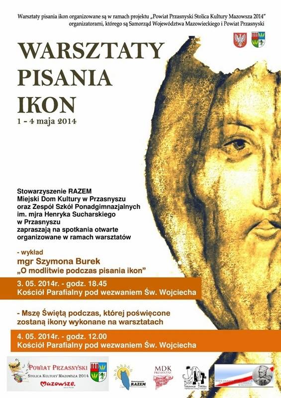 Zapraszamy na spotkania towarzyszące Warsztatom Pisania Ikon 