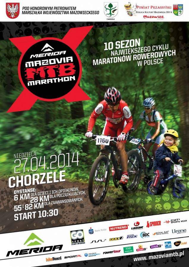 MERIDA MAZOVIA MTB MARATHON WYSTARTUJE W CHORZELACH