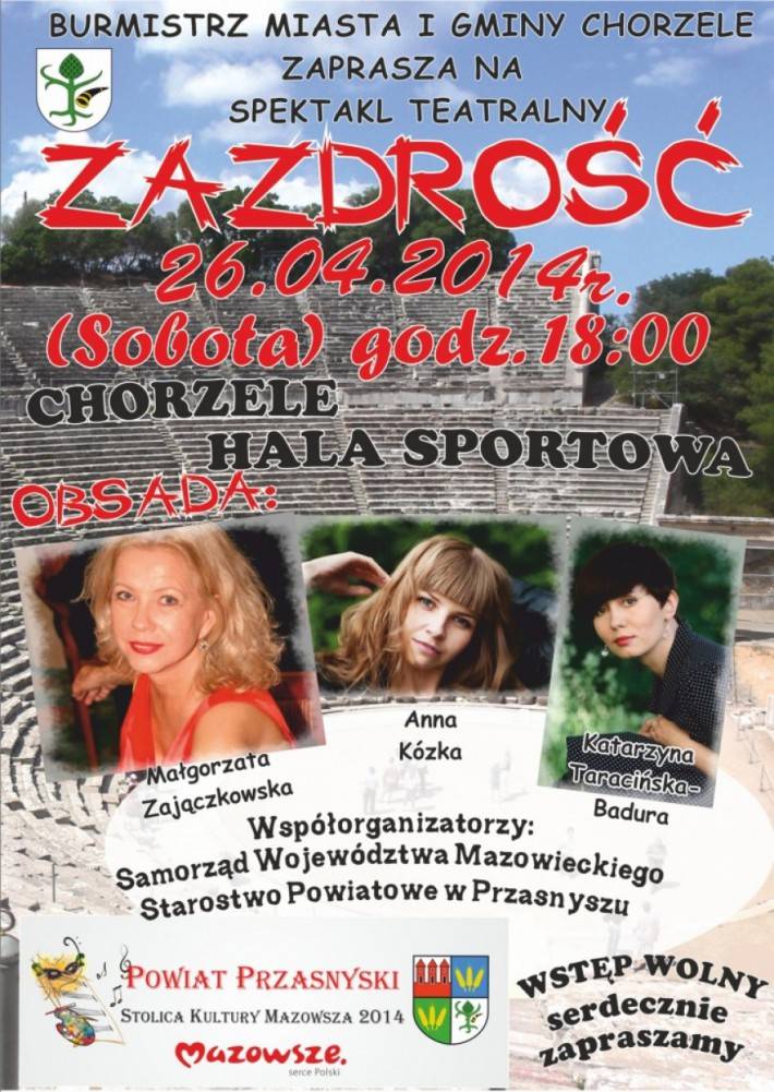 MojeChorzele.pl: Chorzelskie spotkania z Teatrem 