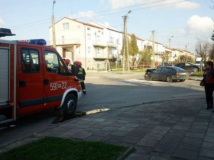 Wypadek na ul. Starzyńskiego (ZDJĘCIA)