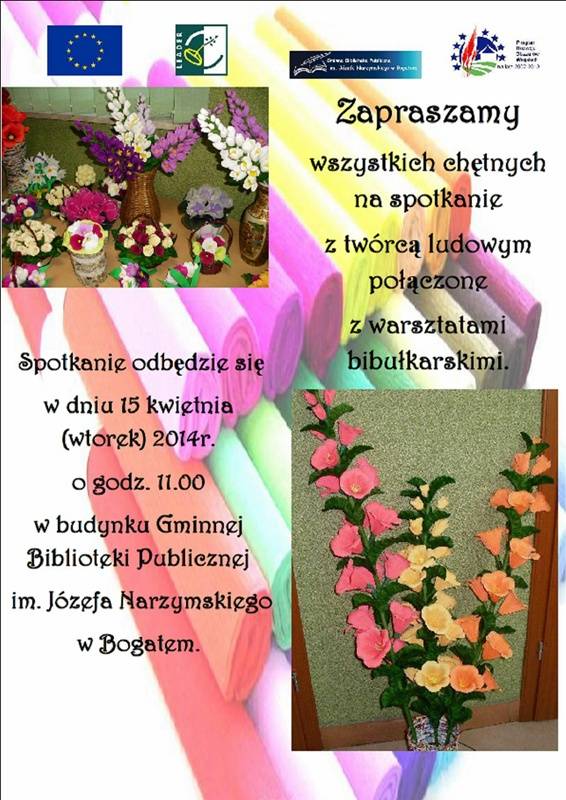 Warsztaty bibułkarskie w Bogatem