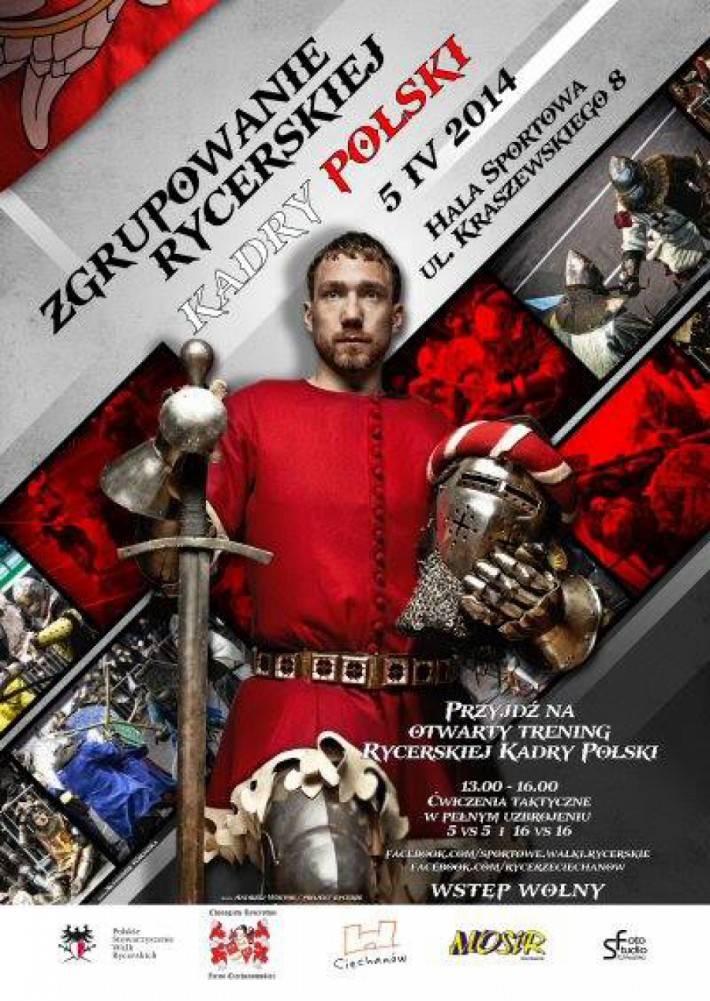 MójCiechanów.pl: Trening Rycerskiej Kadry Polski 