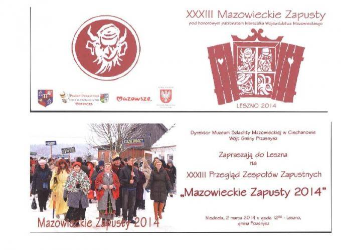 Mazowieckie Zapusty 2014