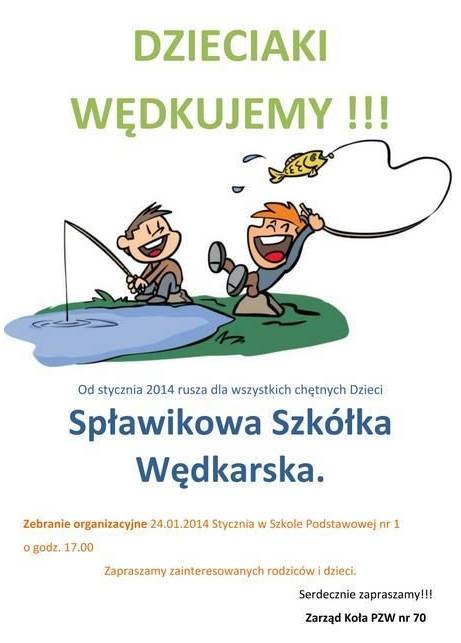 Szkółka wędkarska dla uczniów