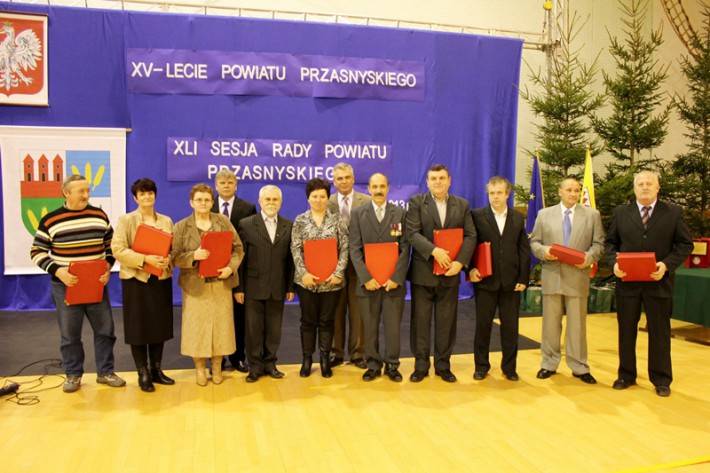 Starosta i władze powiatu podziękowali Honorowym Dawcom Krwi