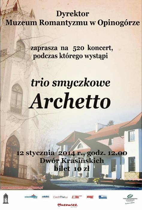 Koncert w Muzeum Romantyzmu w Opinogórze 